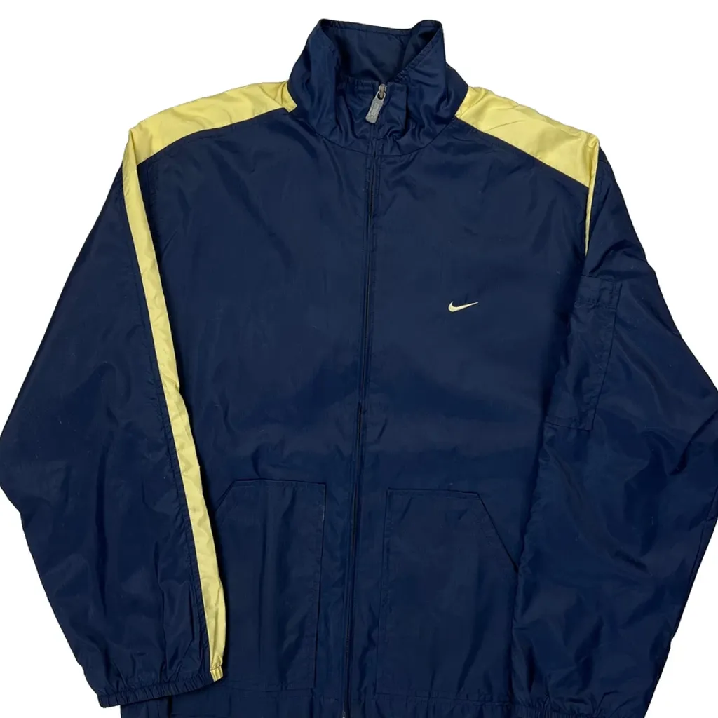 Nike Windbreaker - Large Blue Polyester - Image 4