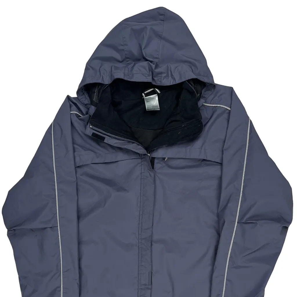 Nike Windbreaker - Large Blue Polyester - Image 5