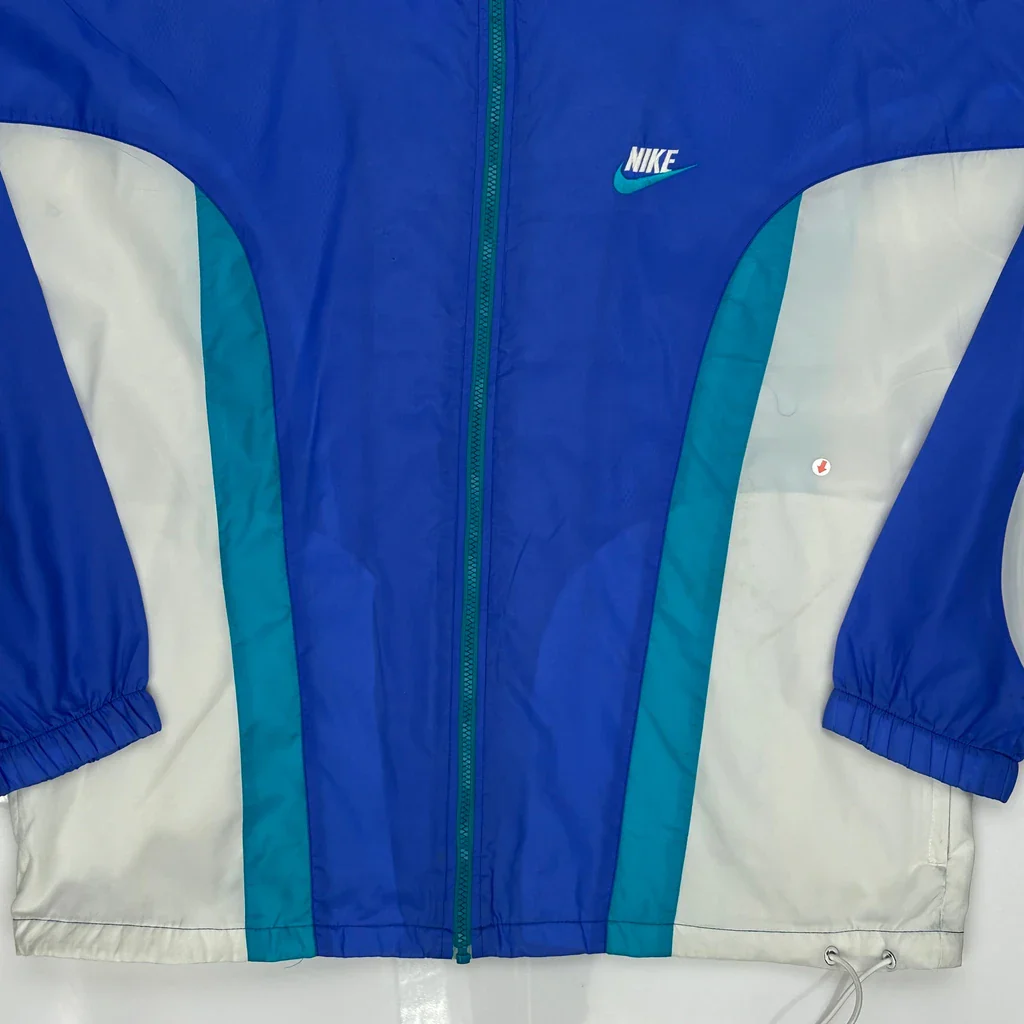 Nike Windbreaker - Medium Blue Polyester - Image 5