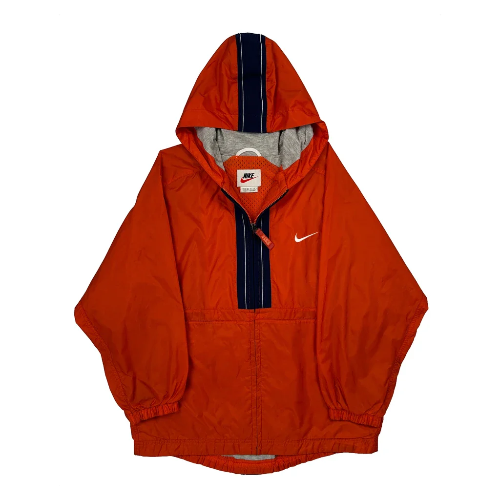 Nike Windbreaker - Medium Orange Polyester
