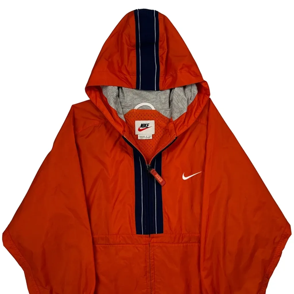Nike Windbreaker - Medium Orange Polyester - Image 5