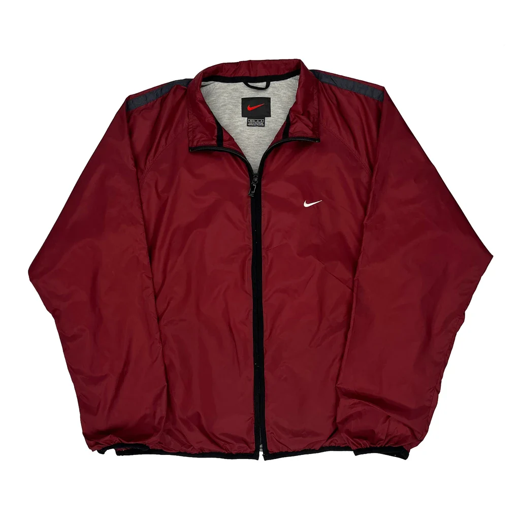 Nike Windbreaker - Medium Red Polyester