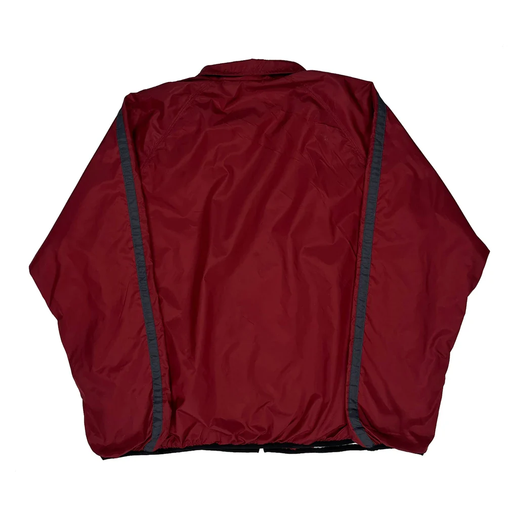 Nike Windbreaker - Medium Red Polyester - Image 2