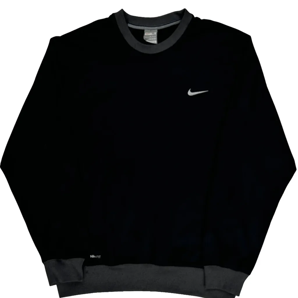 Nikefit Dry Nike Long Sleeve T-Shirt - XL Black Polyester - Image 4