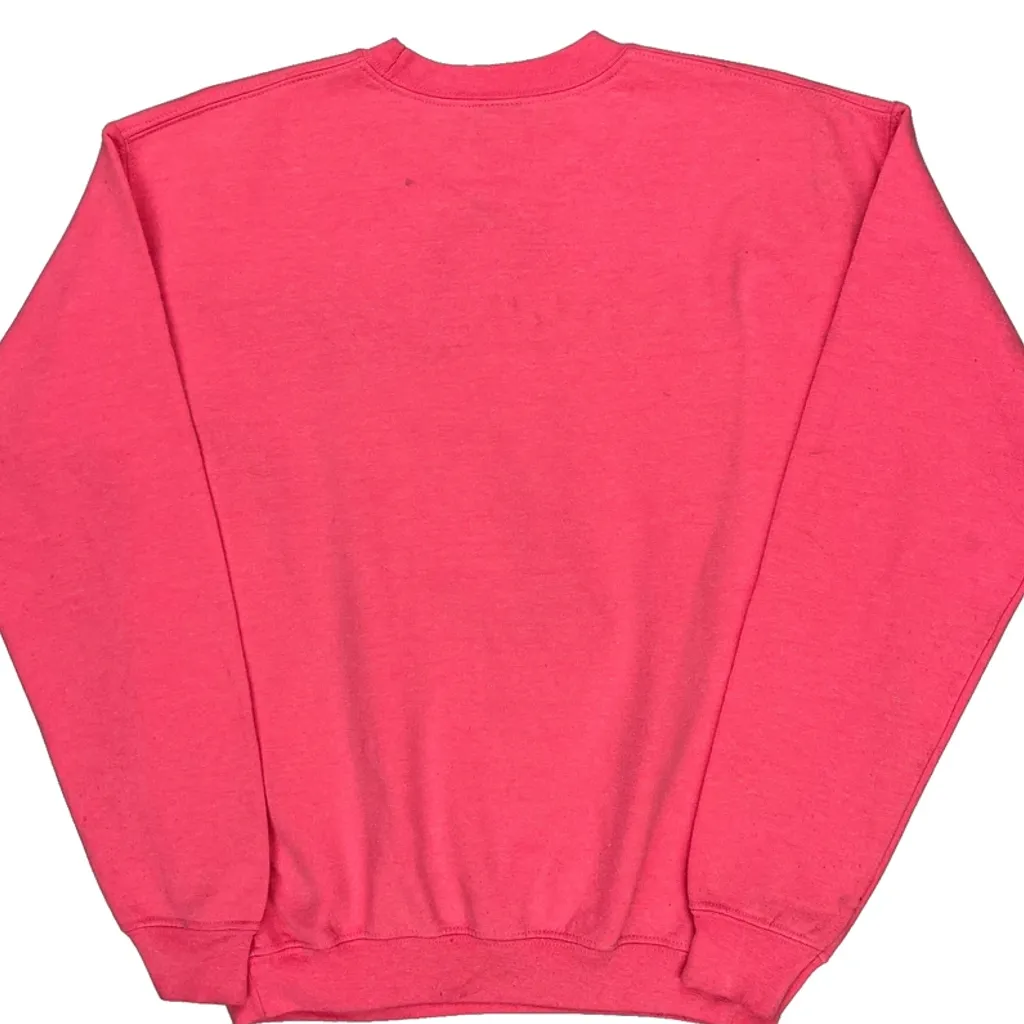 Age 10 Nirvana Gildan Band Sweatshirt - XL Pink Cotton Blend - Image 6