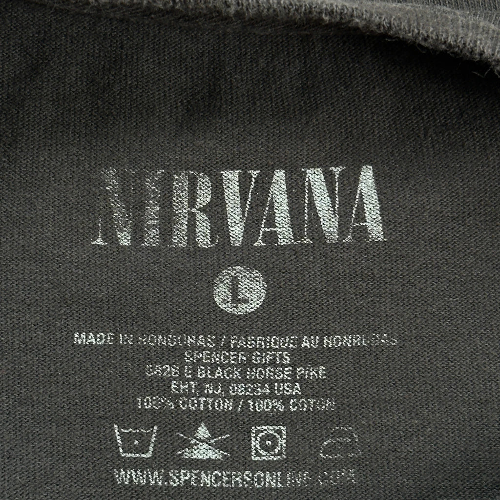Nirvana Band T-Shirt - Large Black Cotton - Image 3