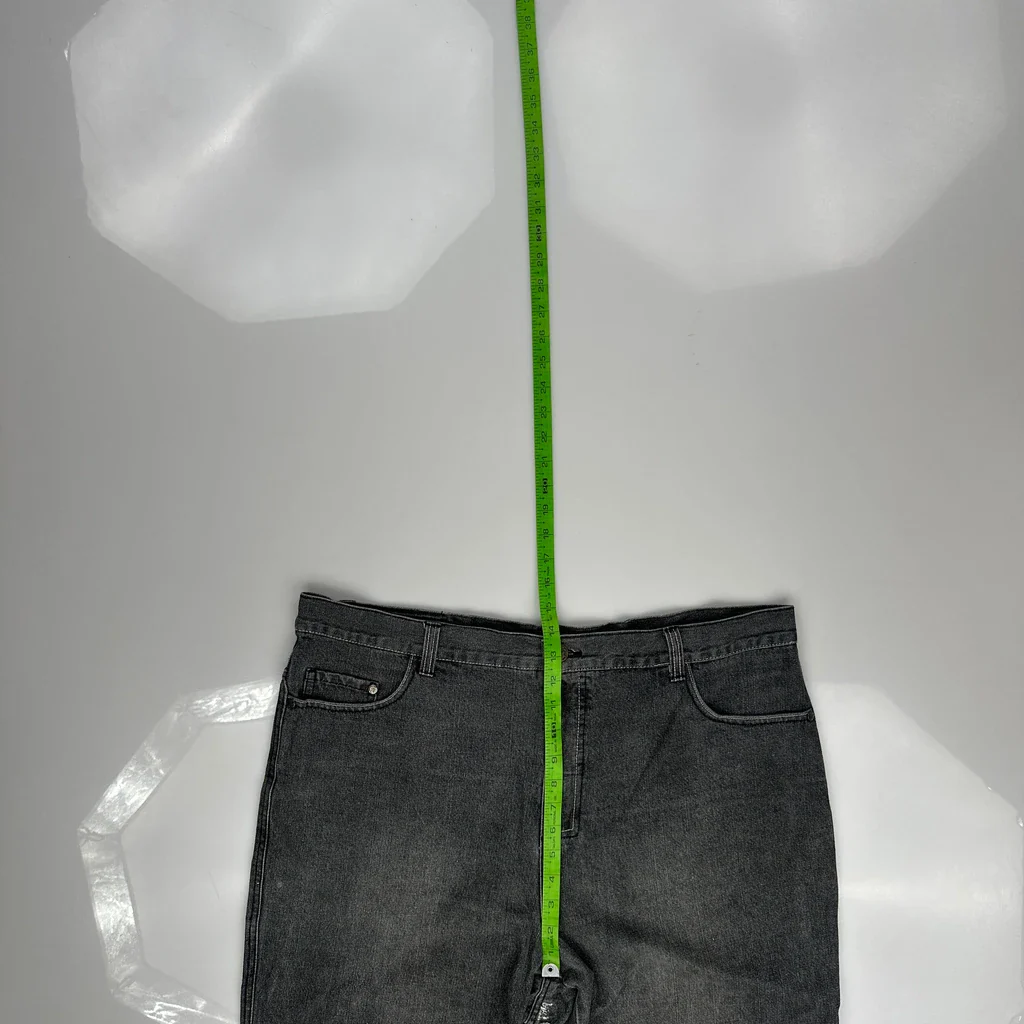 No Fear Graphic Denim Shorts - 40W 11L Grey Denim - Image 4