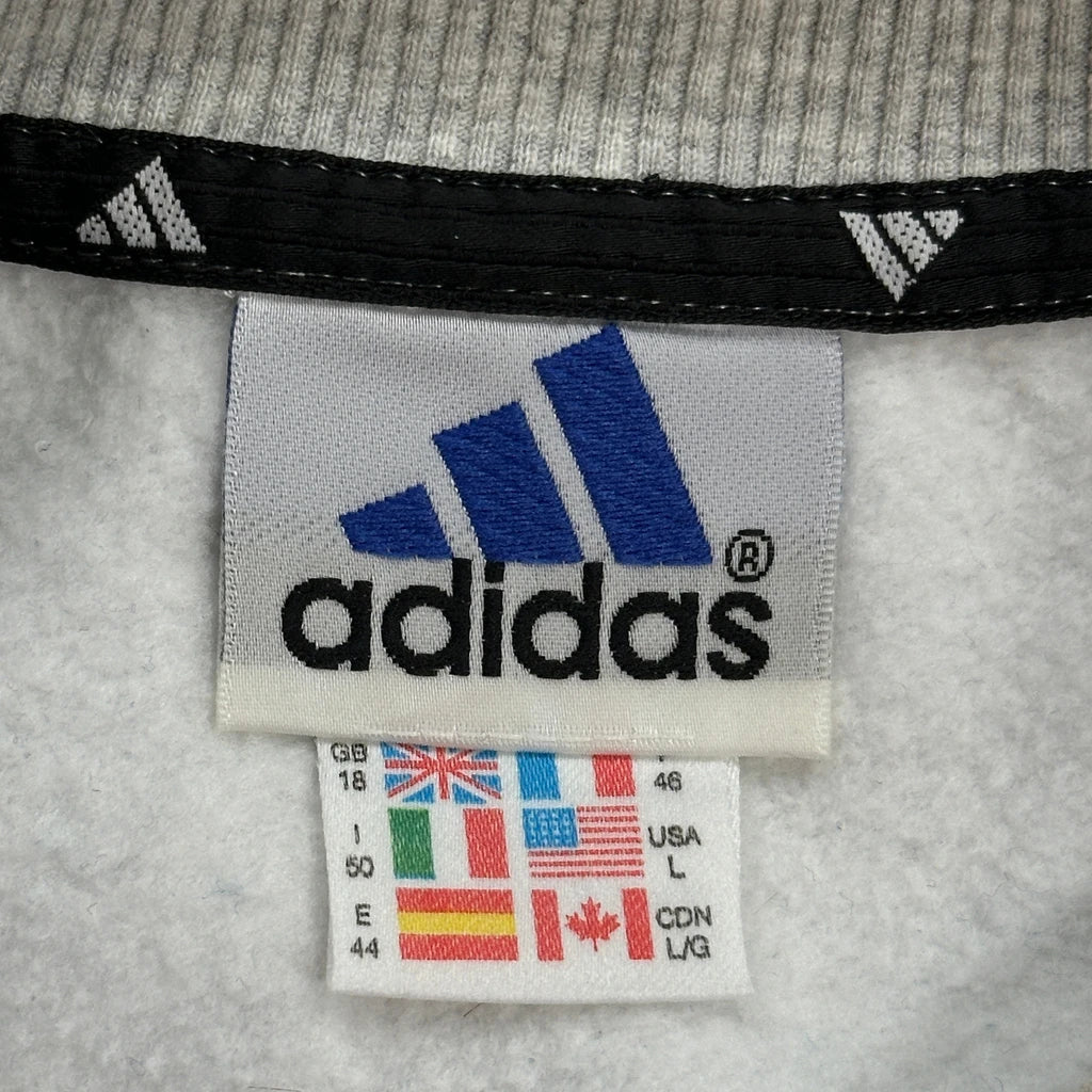 Adidas Sweatshirt - Large Grey Cotton - Image 3