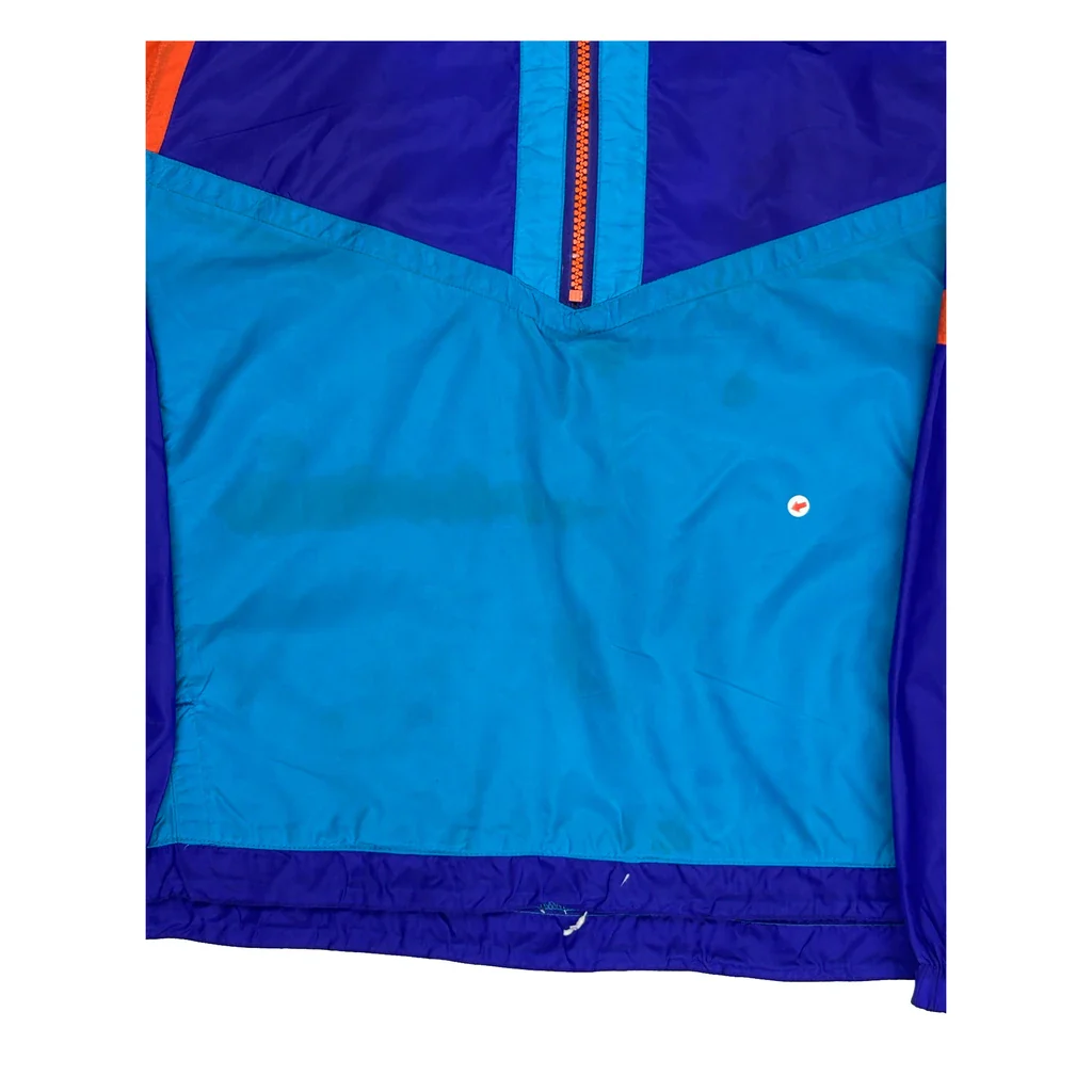 Nike Graphic Windbreaker - XL Blue Nylon - Image 3