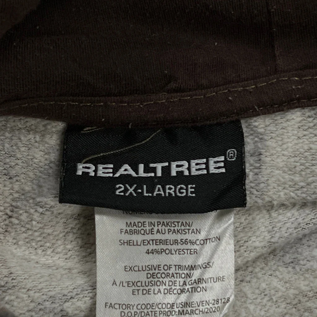 None Realtree Camo Hoodie - 2XL Camo Cotton Blend - Image 3