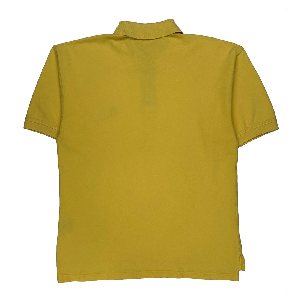 None Tommy Hilfiger Polo Shirt - XL Yellow Cotton - Image 2
