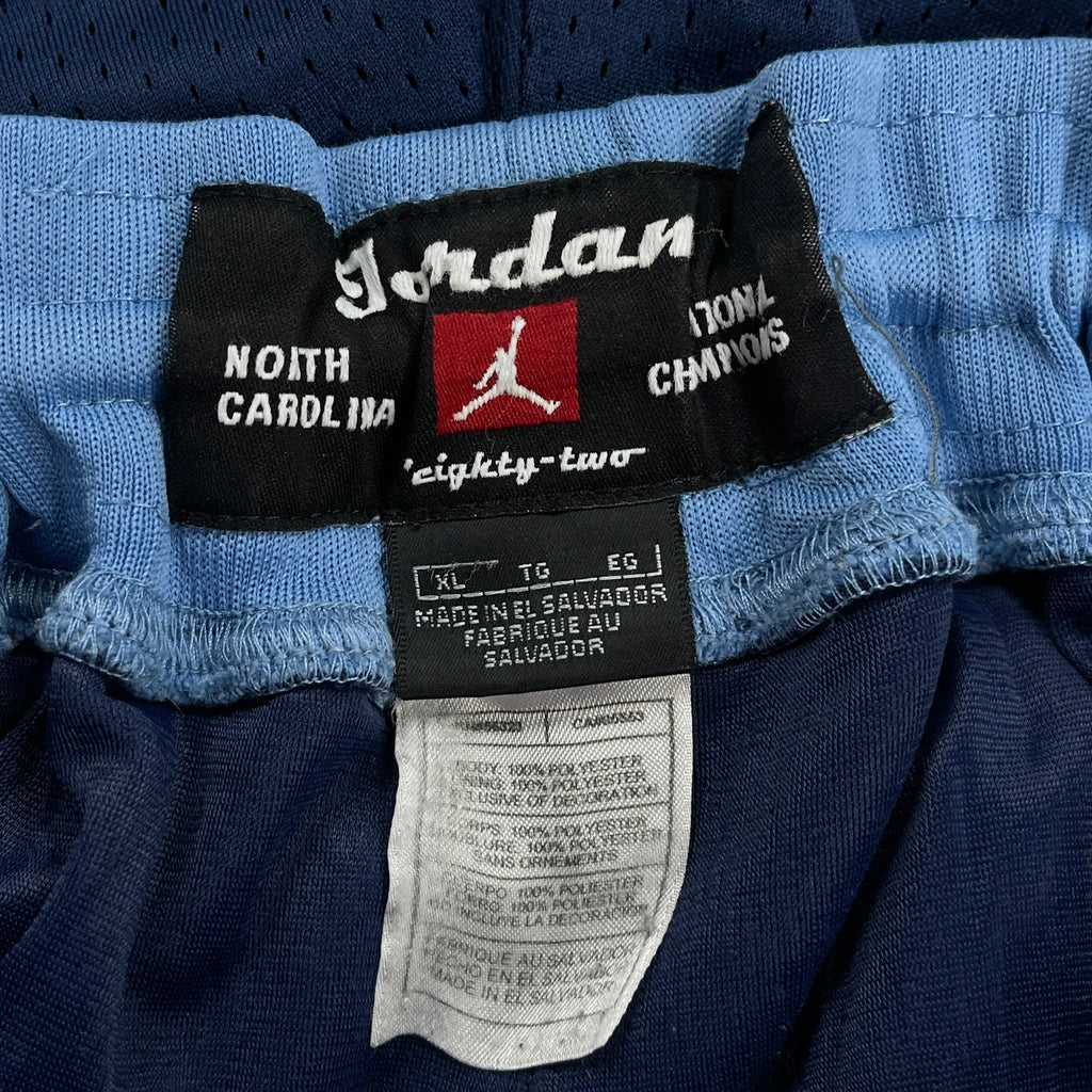 North Carolina Jordan Graphic Sport Shorts - XL Blue Polyester - Image 3