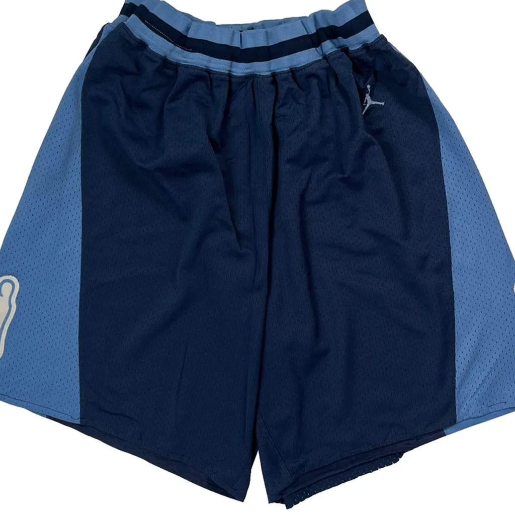 North Carolina Jordan Graphic Sport Shorts - XL Blue Polyester - Image 5
