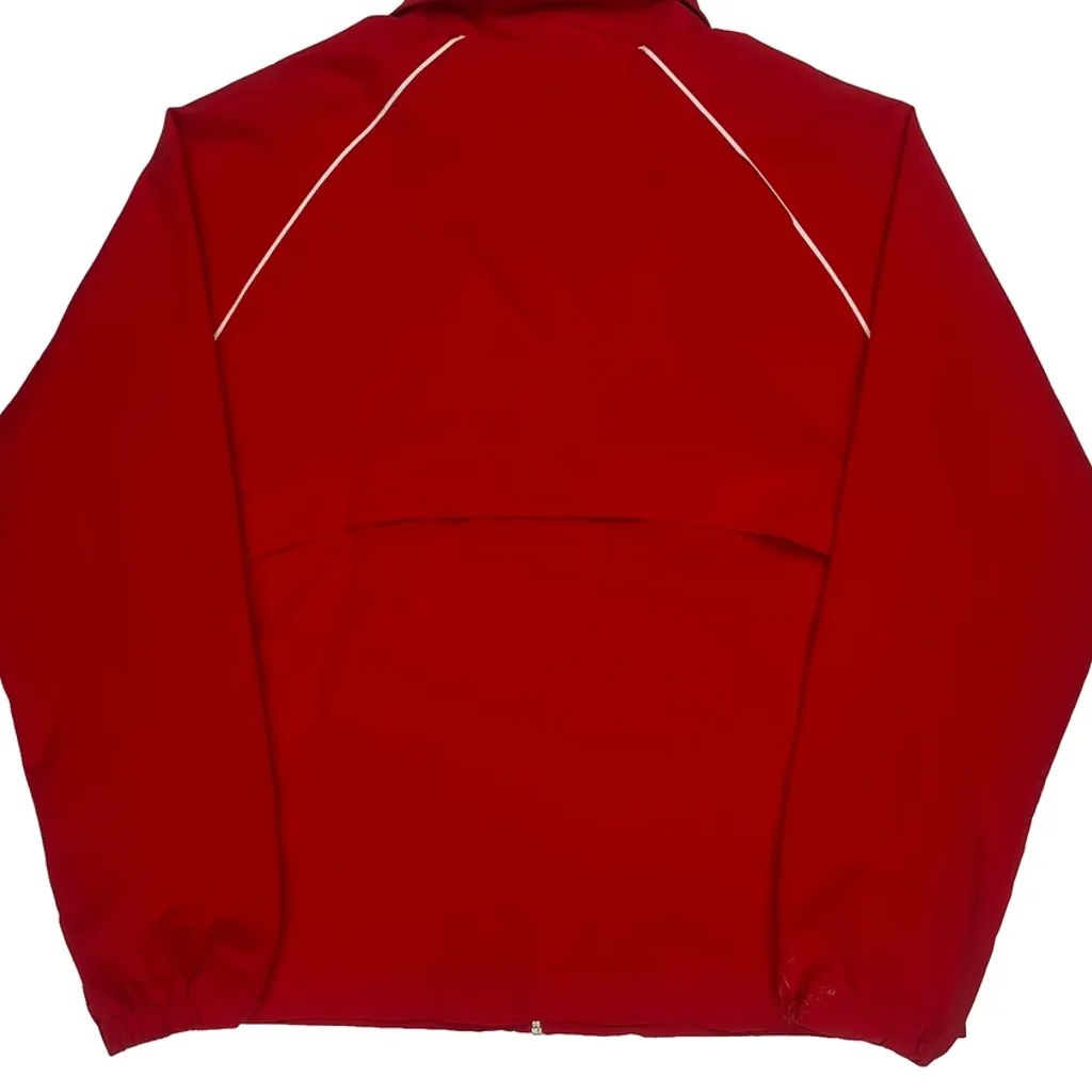 North Central College New Balance College Track Jacket - Large Red Polyester - Image 6