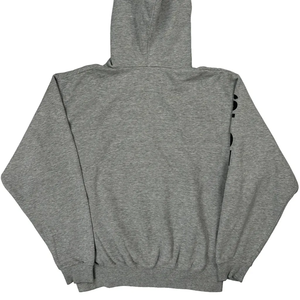 North Soccer Knights Nike College Hoodie - Medium Grey Cotton Blend - Image 7