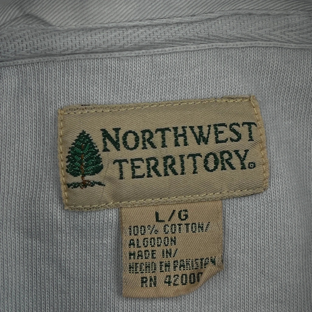 Northwest Territory Striped Rugby Shirt - Large Navy Cotton - Image 3
