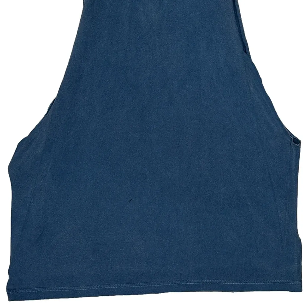 Notre Dame Irish Athletics Adidas College Tank Top - Small Blue Cotton - Image 7