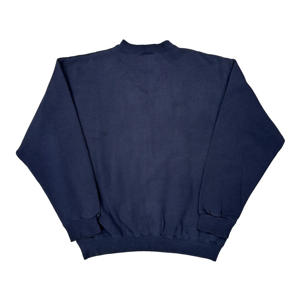 Notre Dame Logo 7 College Sweatshirt - XL Navy Cotton - Image 2