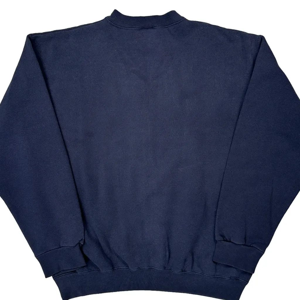 Notre Dame Logo 7 College Sweatshirt - XL Navy Cotton - Image 6