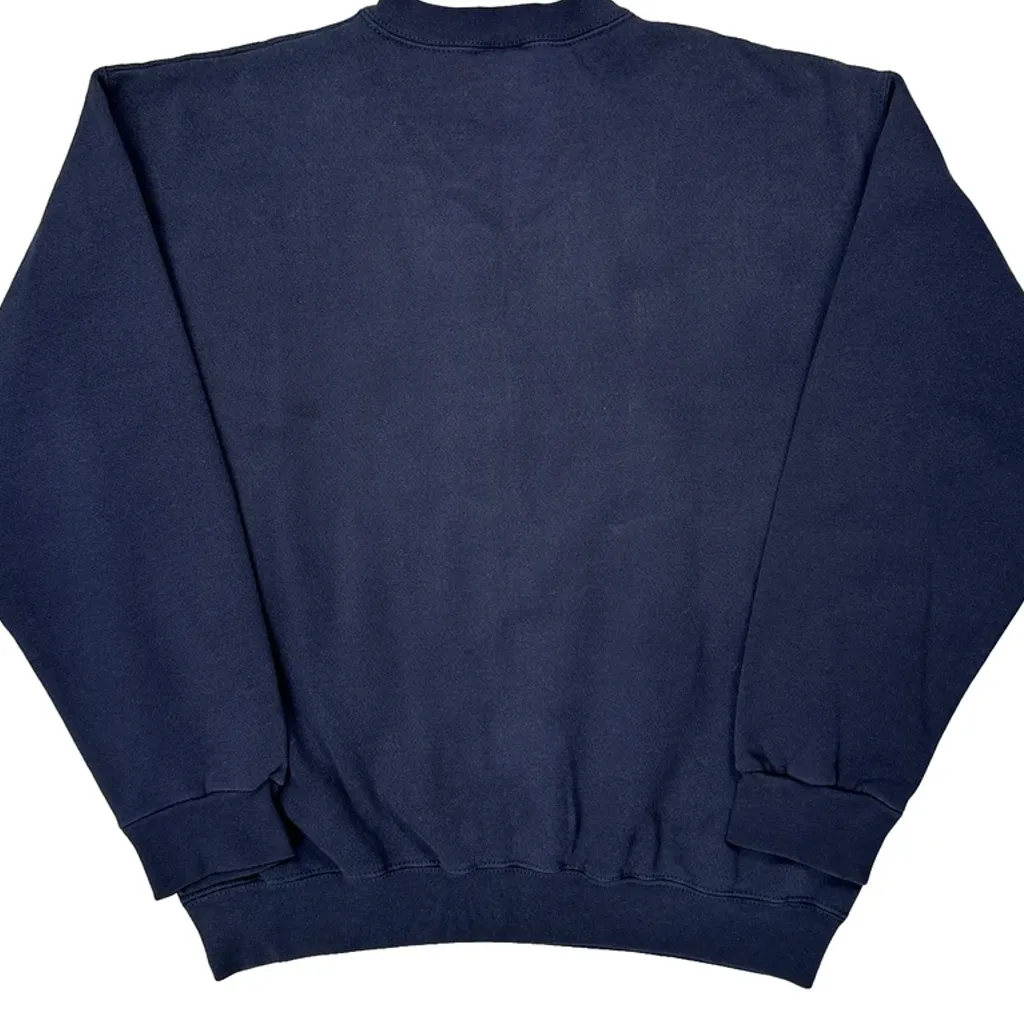 Notre Dame Logo 7 College Sweatshirt - XL Navy Cotton - Image 7