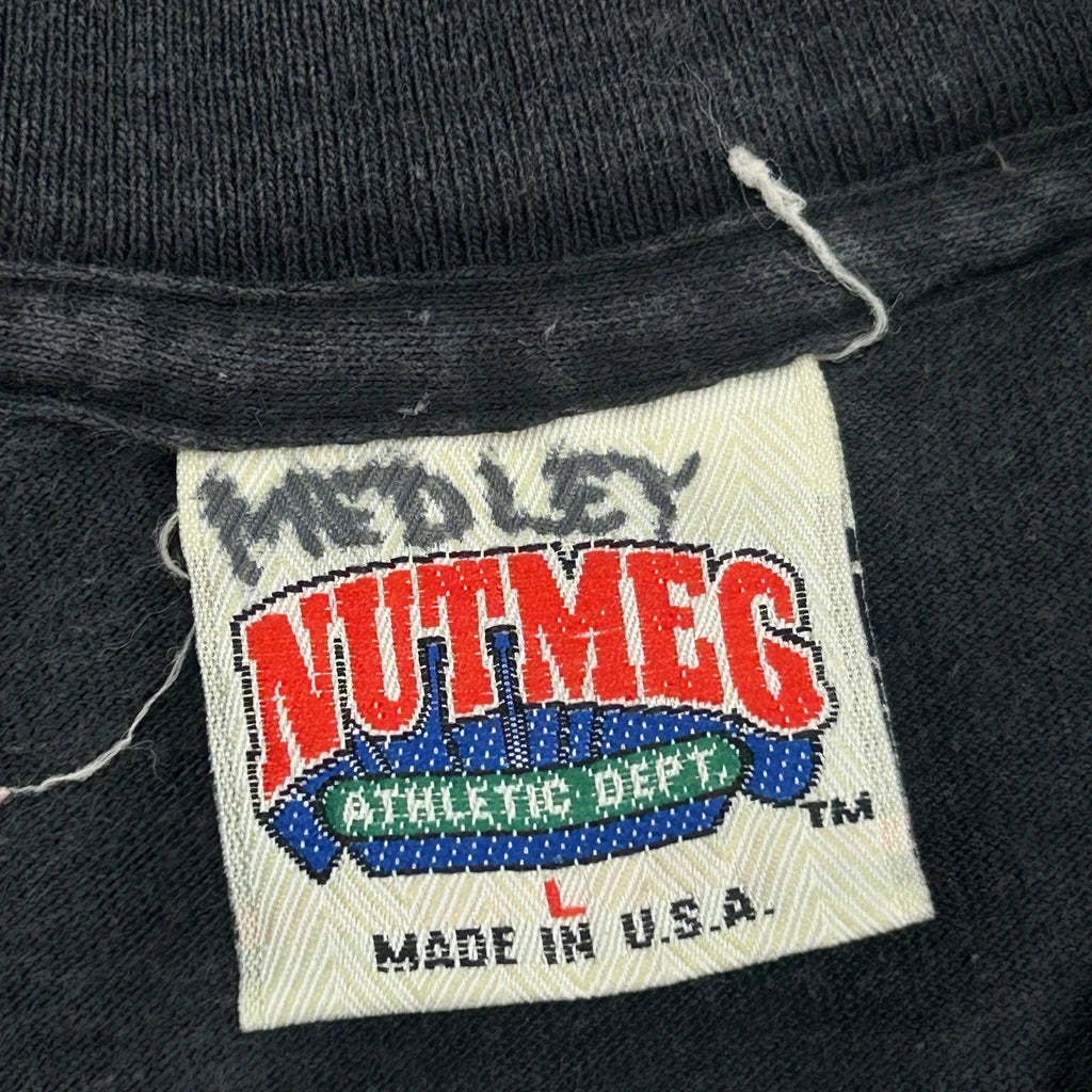 Notre Dame Nutmeg Single Stitch T-Shirt - Large Black Cotton - Image 3