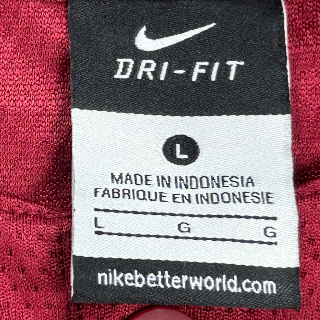 Number 3 Nike Jersey - Large Red Polyester - Image 3