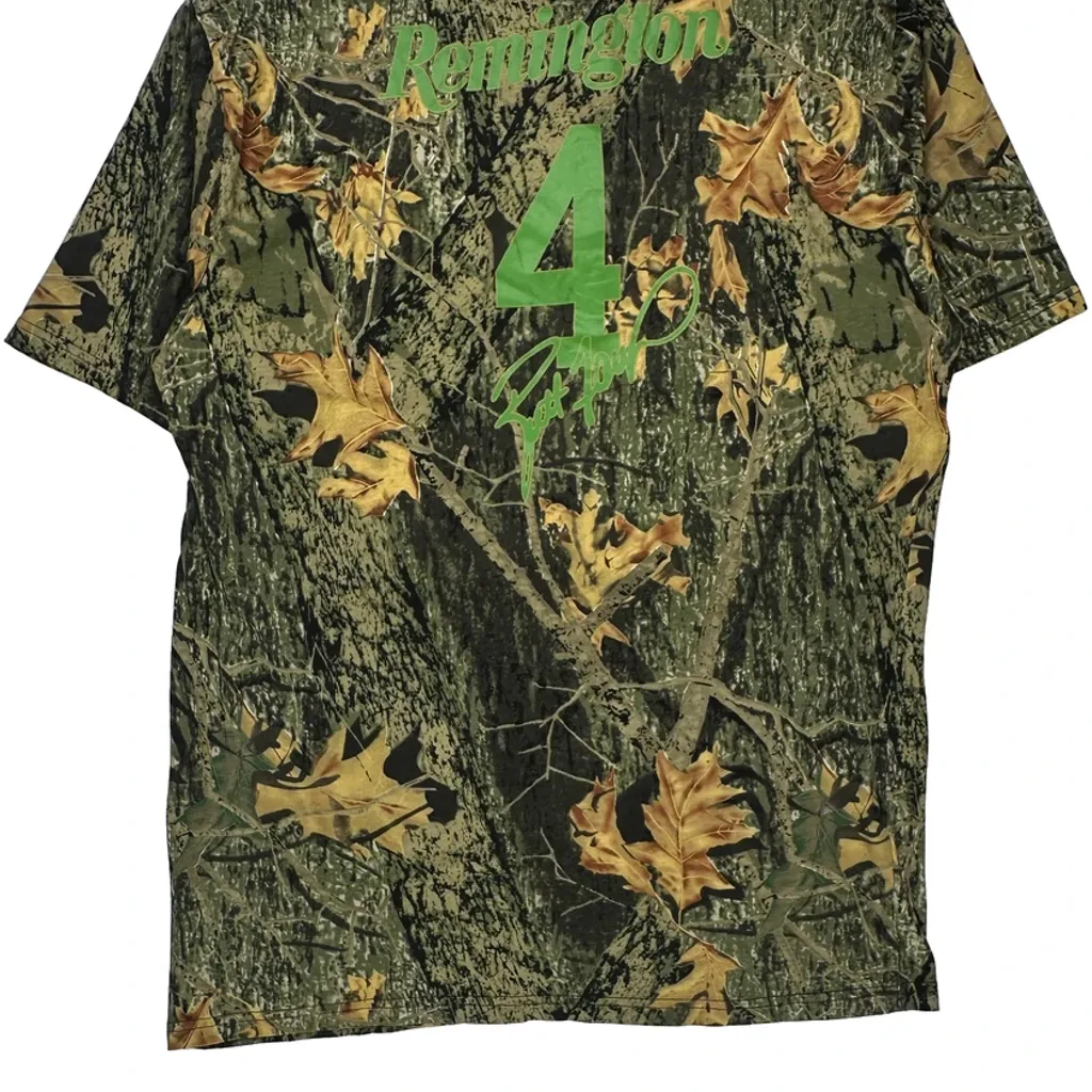 Number 4 Unbranded Camo T-Shirt - XL Green Cotton - Image 6