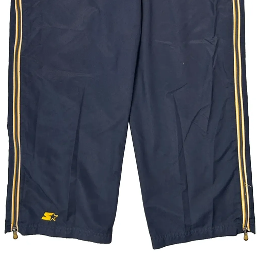 Number 71 Starter Track Pants - Medium Navy Polyester - Image 5