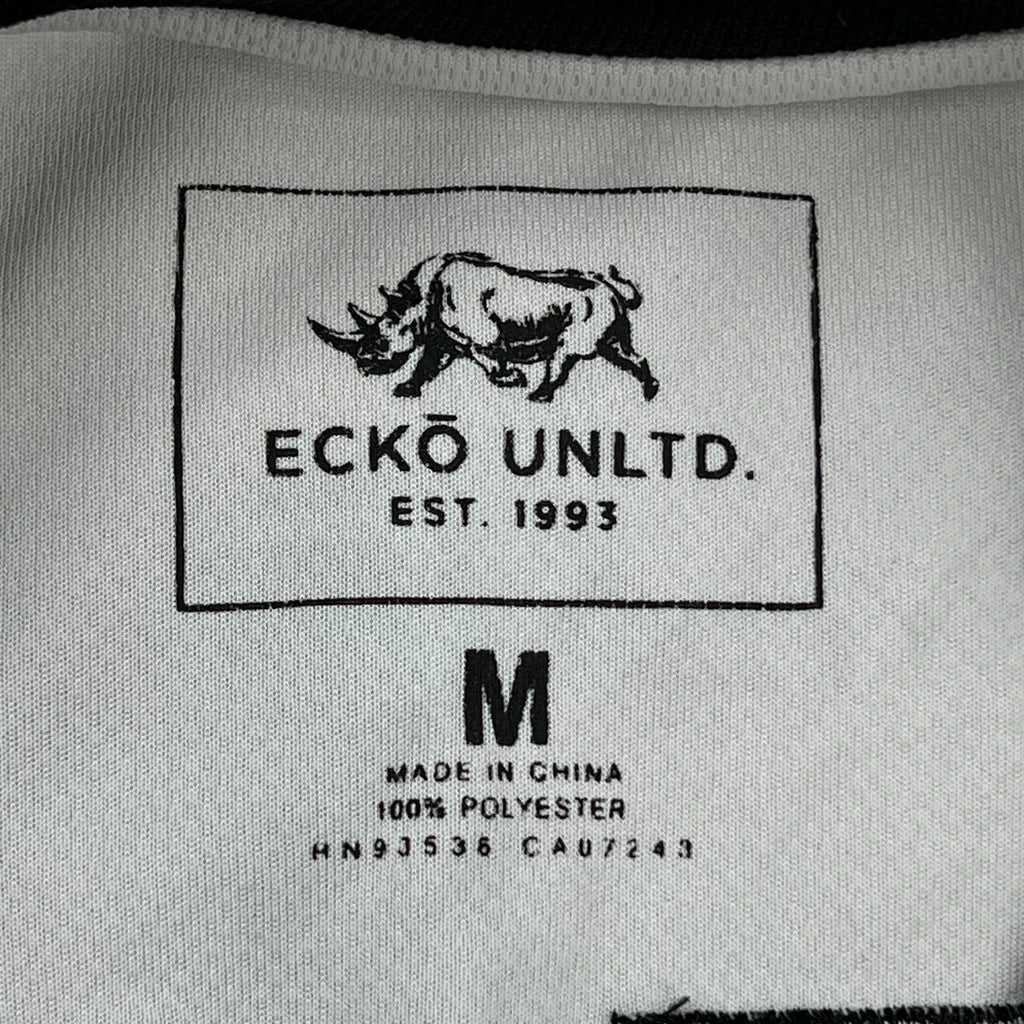 Number 72 Ecko Unltd Football Jersey - Medium White Polyester - Image 3
