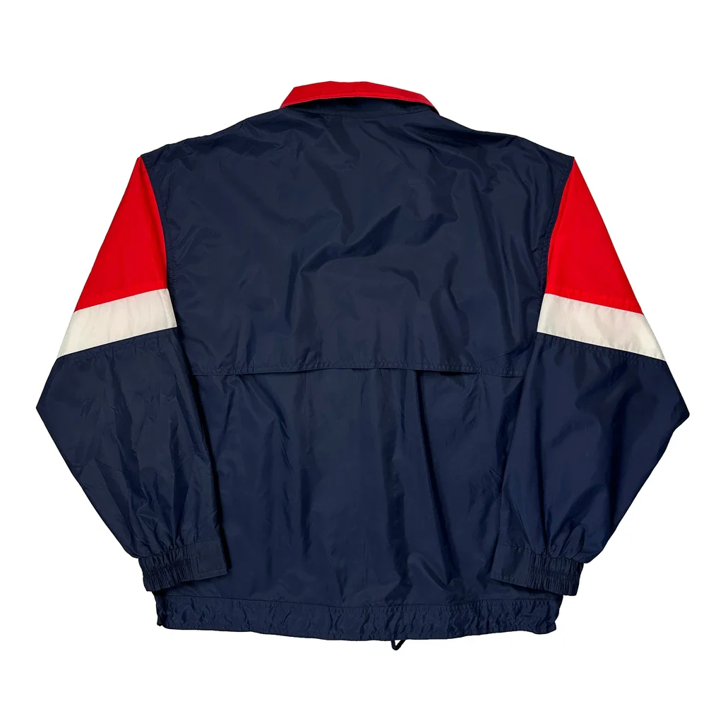 Nutmeg Nascar Windbreaker - Large Navy Nylon - Image 2