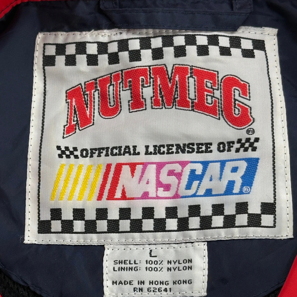 Nutmeg Nascar Windbreaker - Large Navy Nylon - Image 3