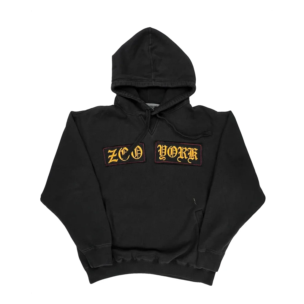 Nyc Unbreakable Zoo York Graphic Hoodie - Large Black Cotton Blend