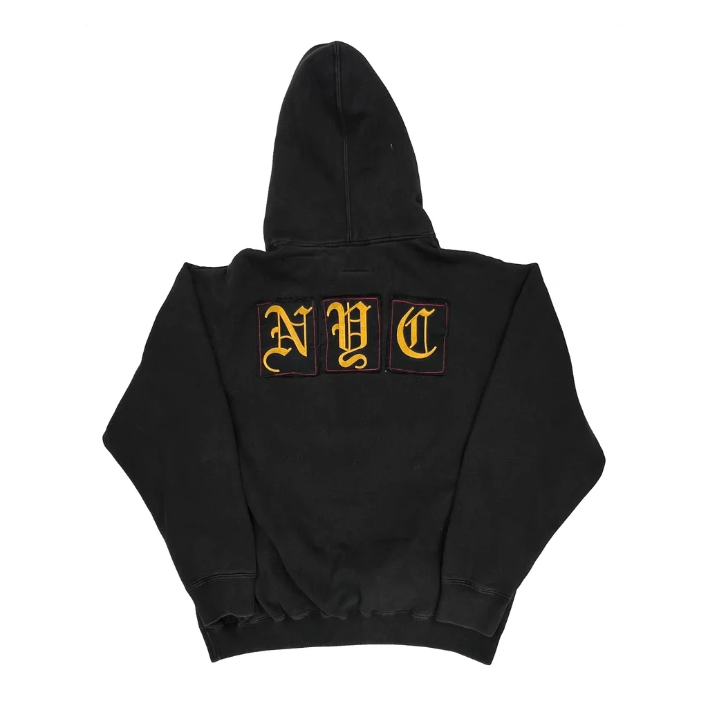 Nyc Unbreakable Zoo York Graphic Hoodie - Large Black Cotton Blend - Image 2