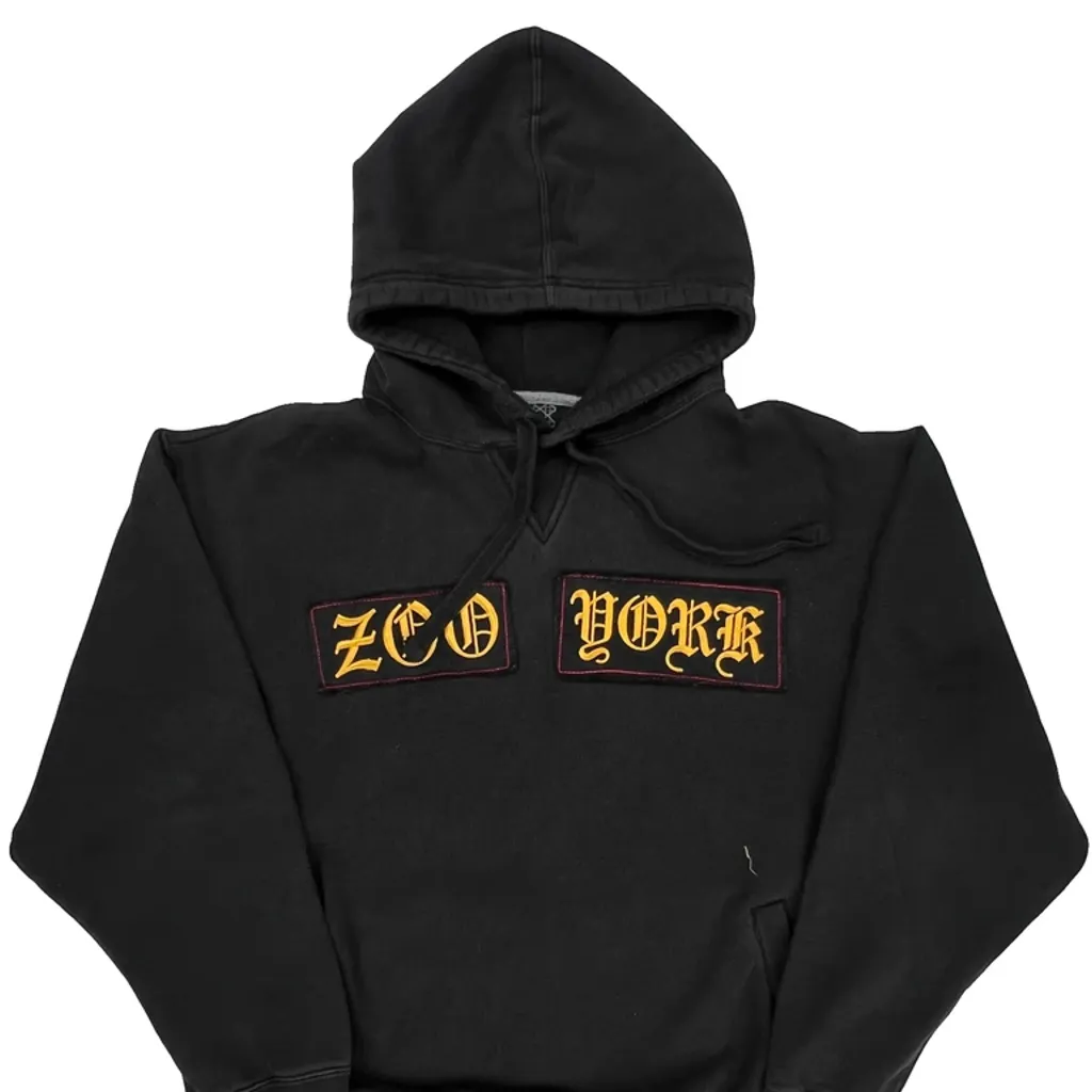 Nyc Unbreakable Zoo York Graphic Hoodie - Large Black Cotton Blend - Image 4