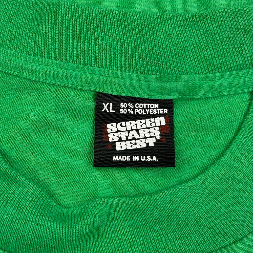 O.L.P. Country Fair Screen Stars Graphic T-Shirt - XL Green Cotton Blend - Image 3