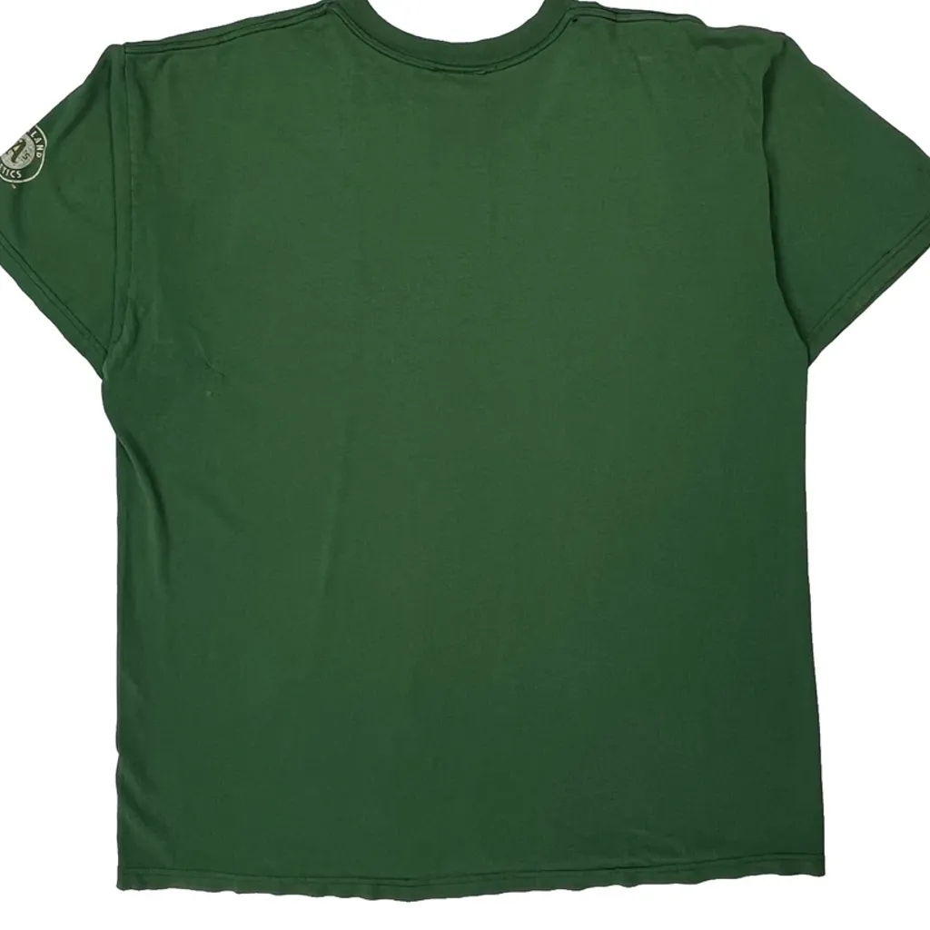 Oakland Athletics Nike Mlb T-Shirt - Large Green Cotton - Image 7