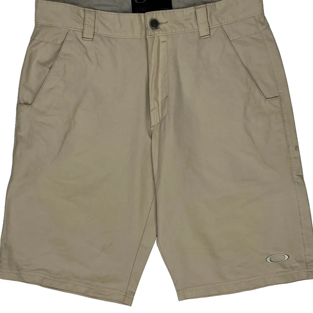 Oakley Chino Shorts - 33W 10L Beige Cotton - Image 10