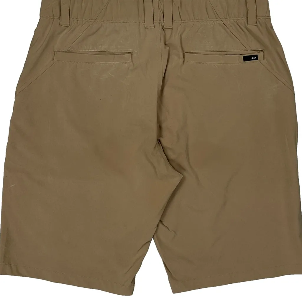 Oakley Chino Shorts - 34W 10L Beige Polyester - Image 7