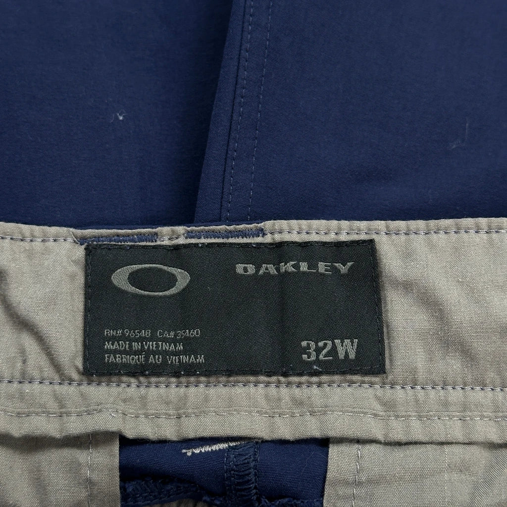 Oakley Chino Shorts - 32W 10L Navy Cotton - Image 6