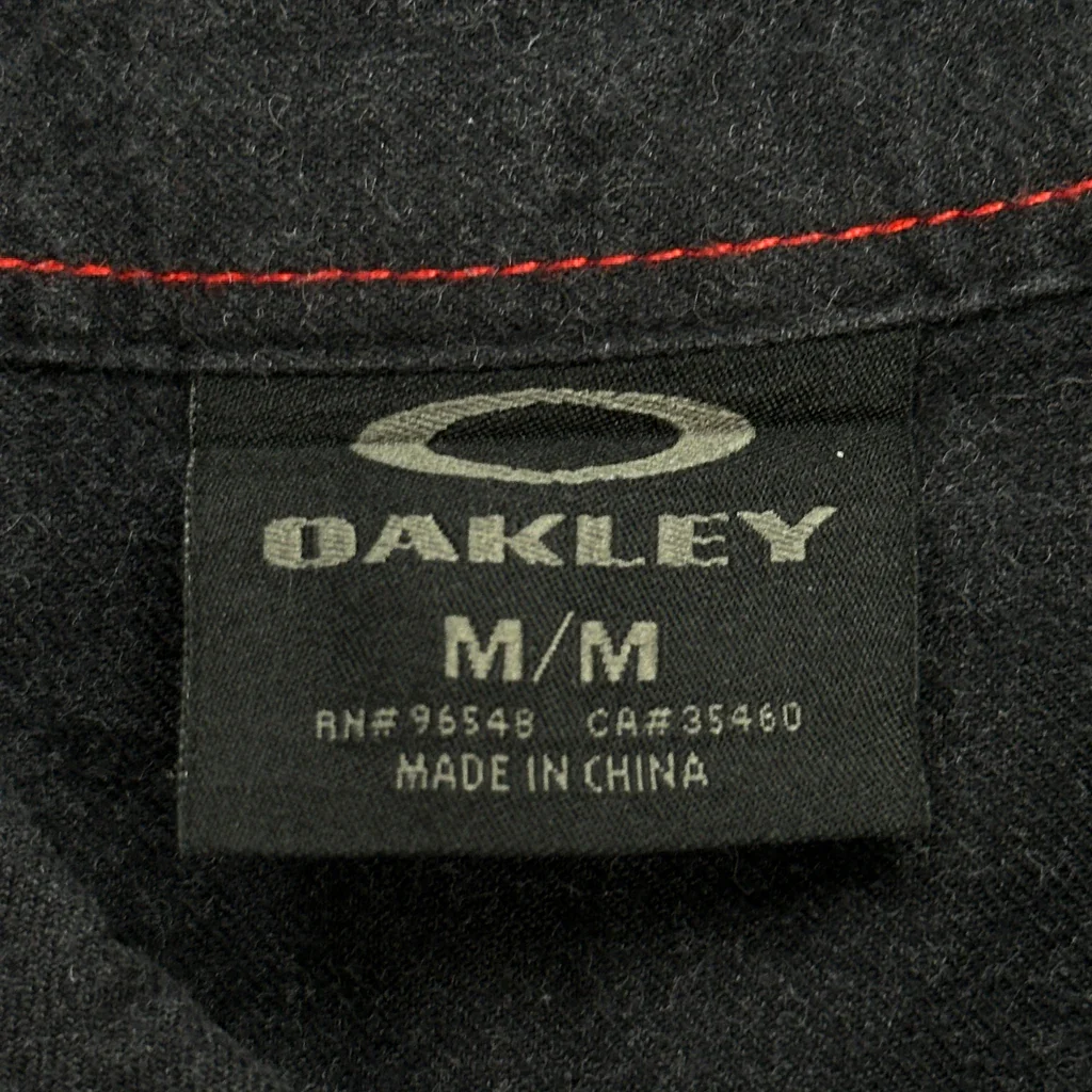 Oakley Denim Shirt - Medium Black Cotton - Image 3