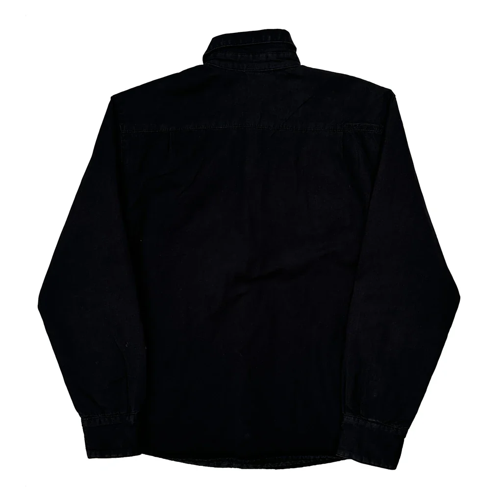 Oakley Denim Shirt - Medium Black Cotton - Image 2