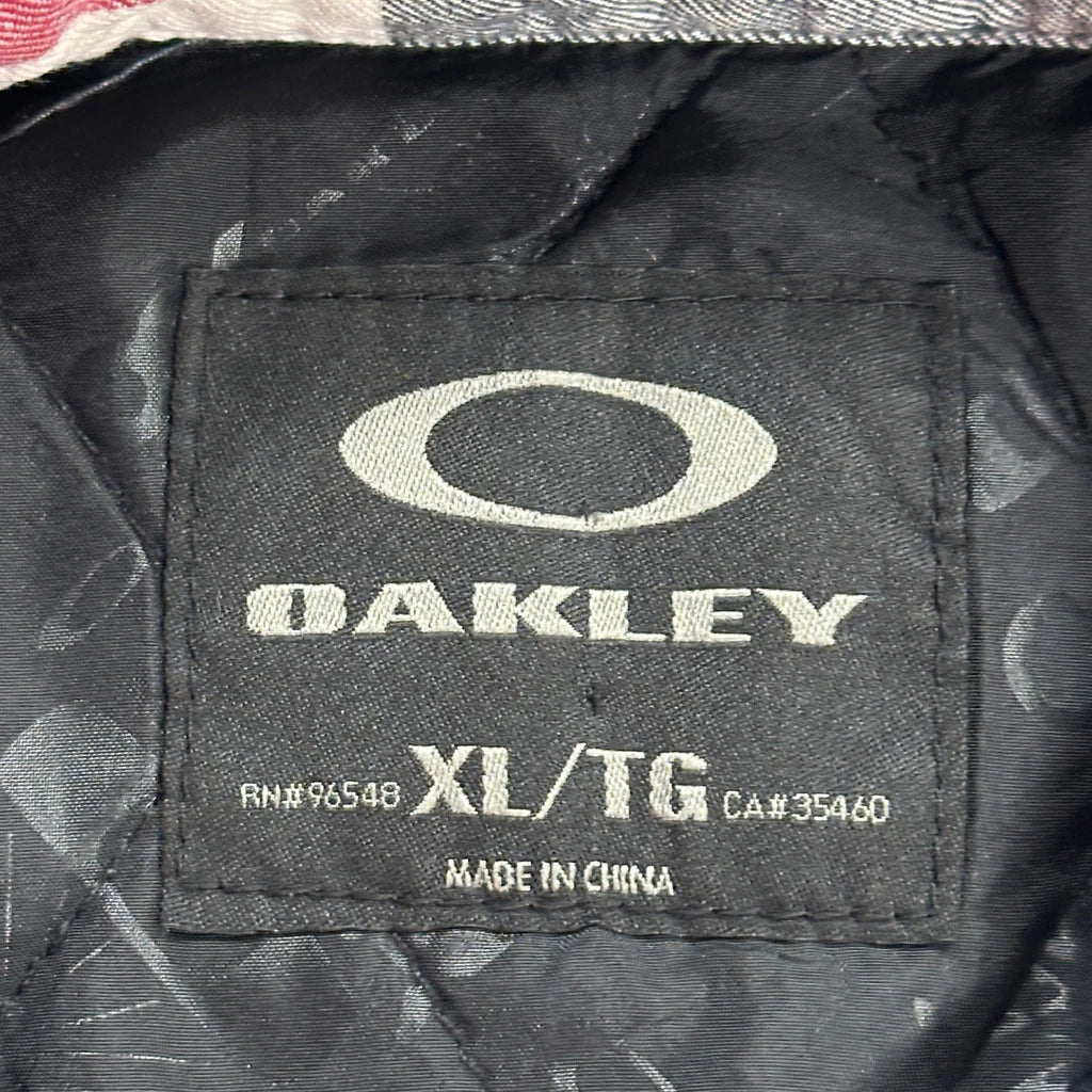 Oakley Checked Flannel Shirt - XL Red Cotton - Image 3