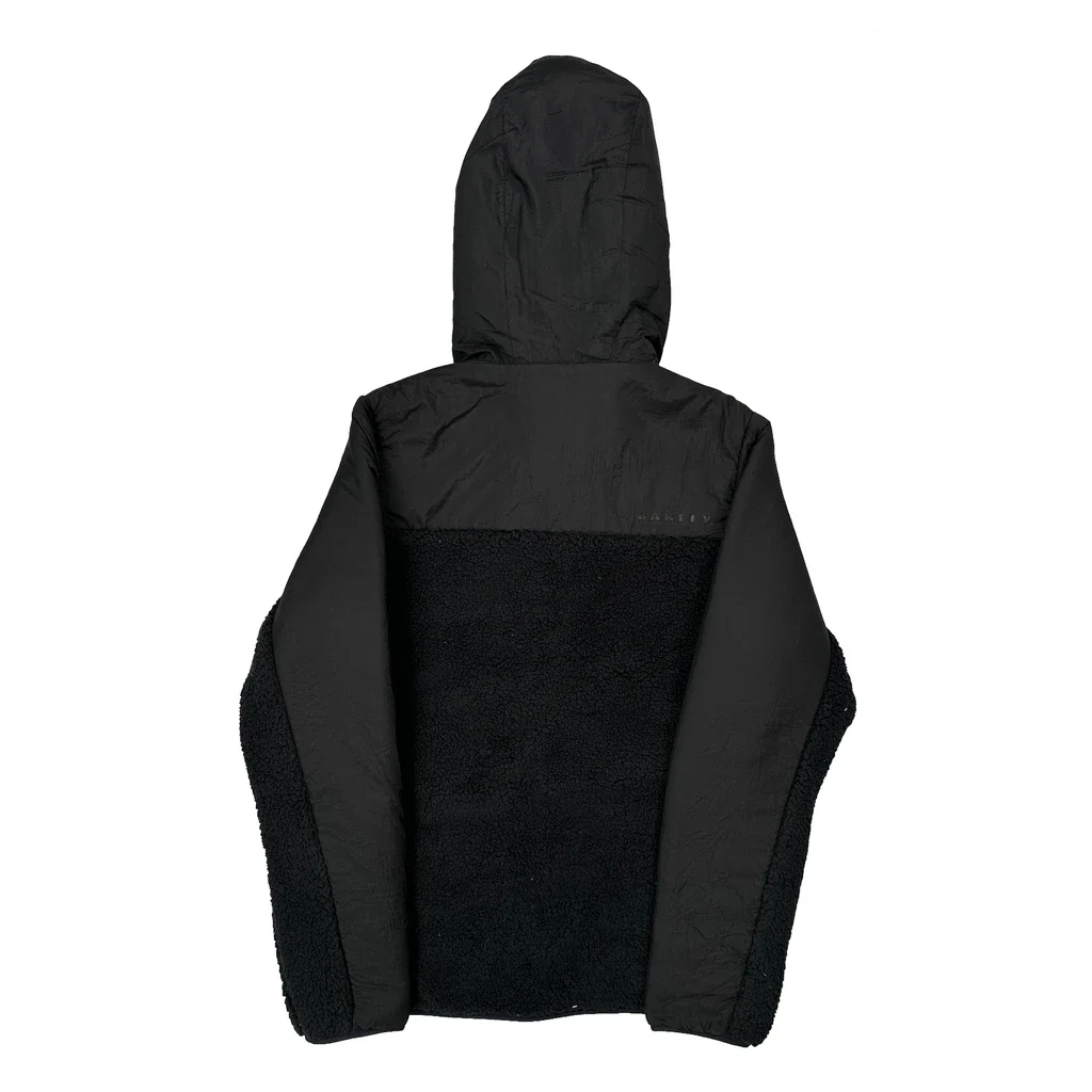 Oakley Fleece Jacket - Small Black Polyester - Image 2