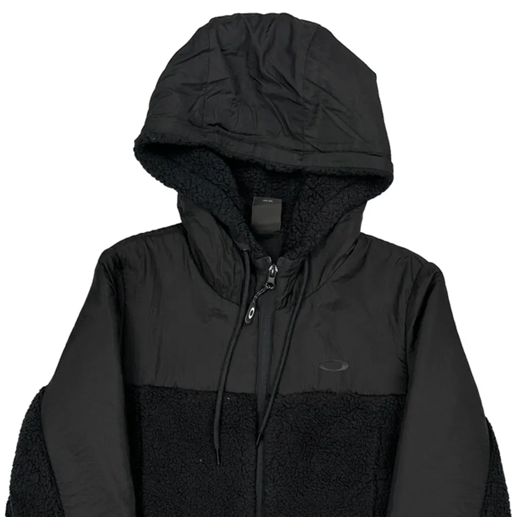 Oakley Fleece Jacket - Small Black Polyester - Image 4