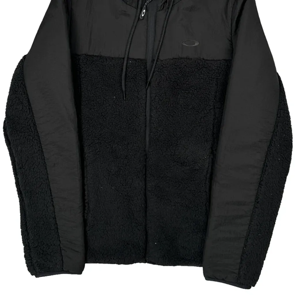 Oakley Fleece Jacket - Small Black Polyester - Image 5