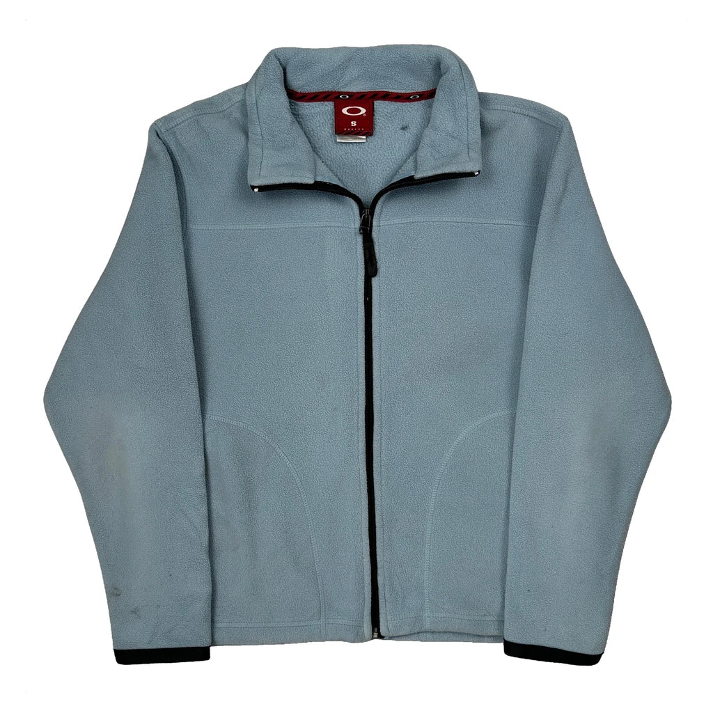 Oakley Fleece Jacket - Small Blue Polyester