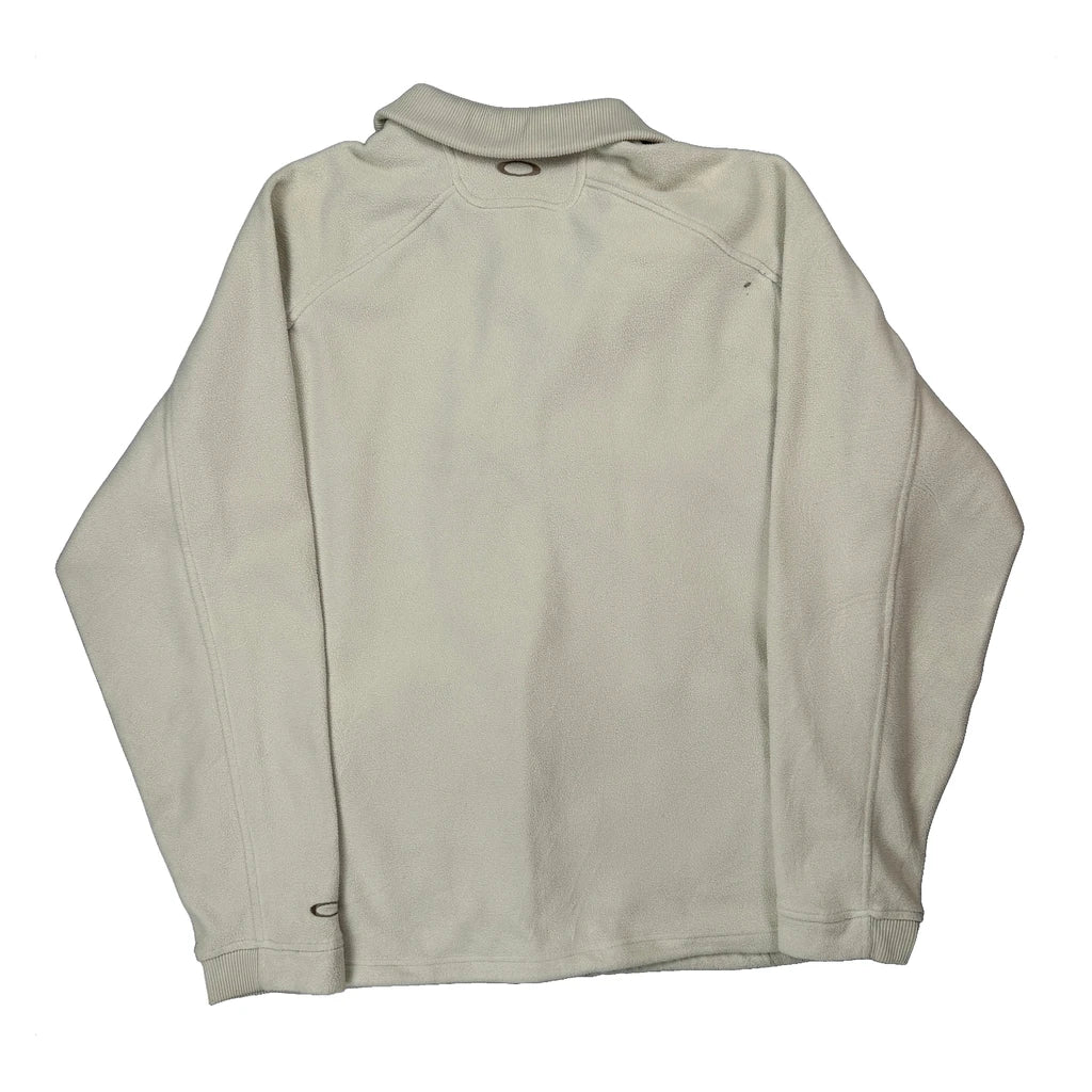 Oakley Fleece Jacket - XL Cream Polyester - Image 2
