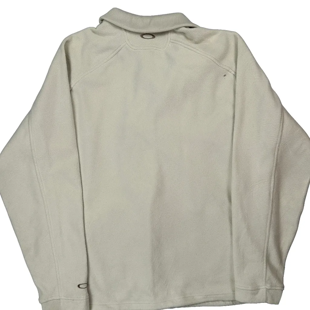 Oakley Fleece Jacket - XL Cream Polyester - Image 7