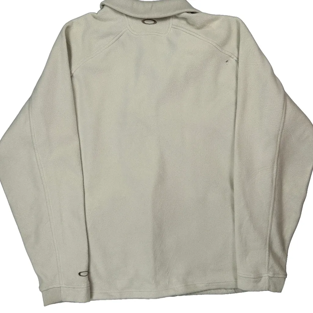 Oakley Fleece Jacket - XL Cream Polyester - Image 8