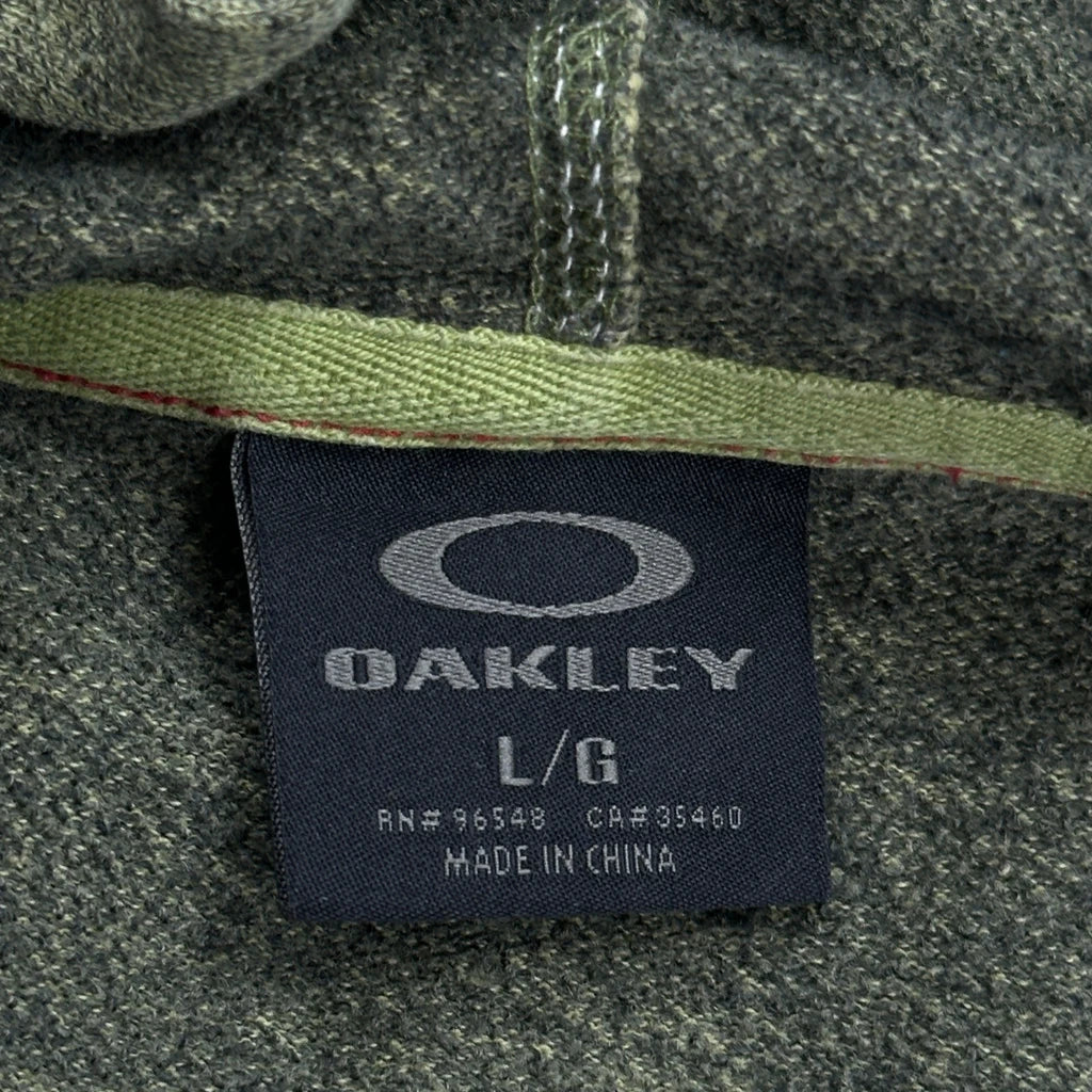 Oakley Hoodie - Large Green Cotton Blend - Image 3